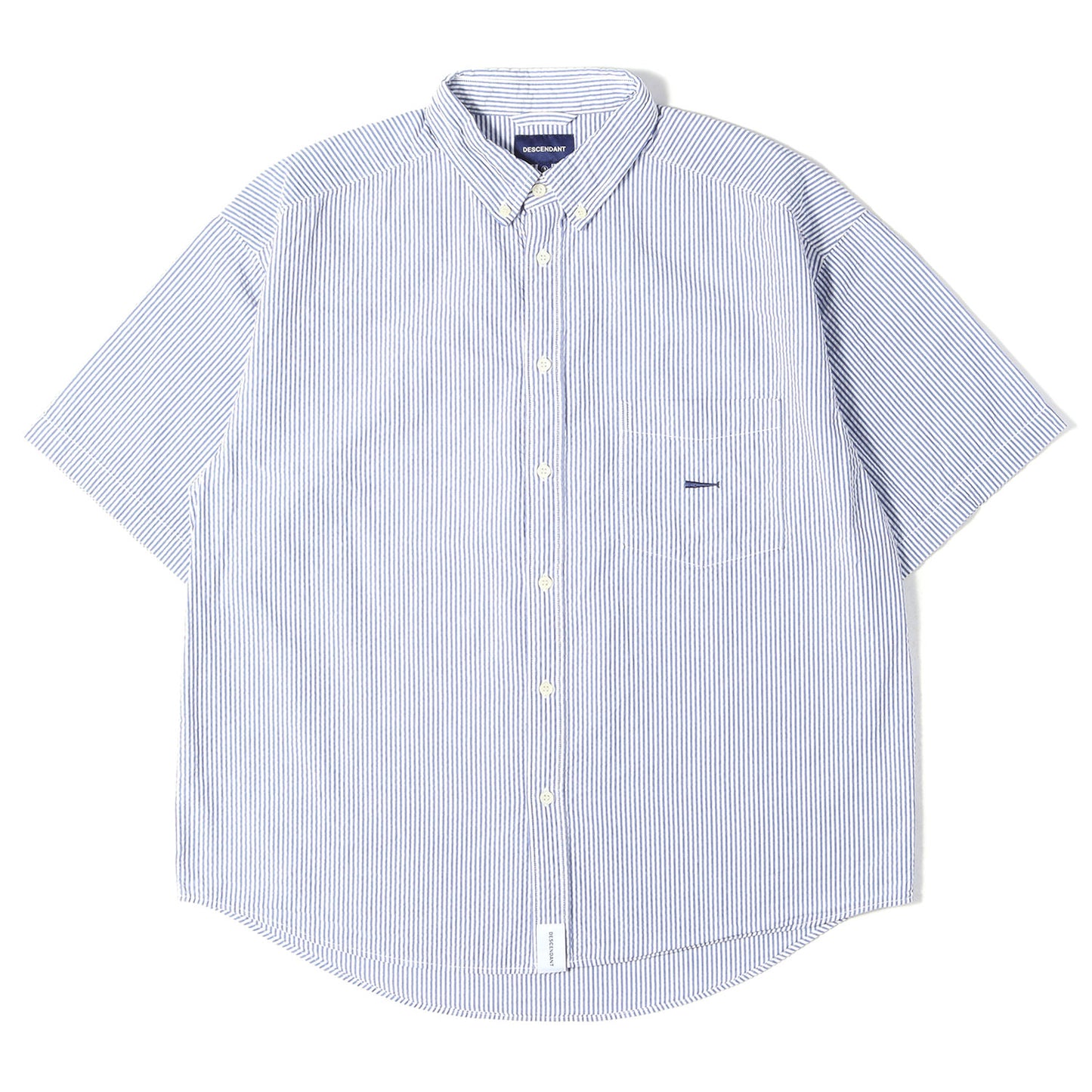 21SS シアサッカー ストライプ ボタンダウン 半袖シャツ(TRUMAN B.D SS SHIRT)