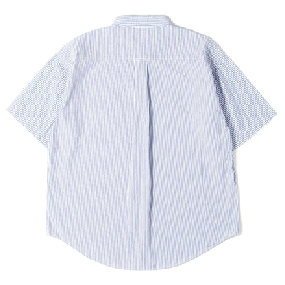 21SS シアサッカー ストライプ ボタンダウン 半袖シャツ(TRUMAN B.D SS SHIRT)