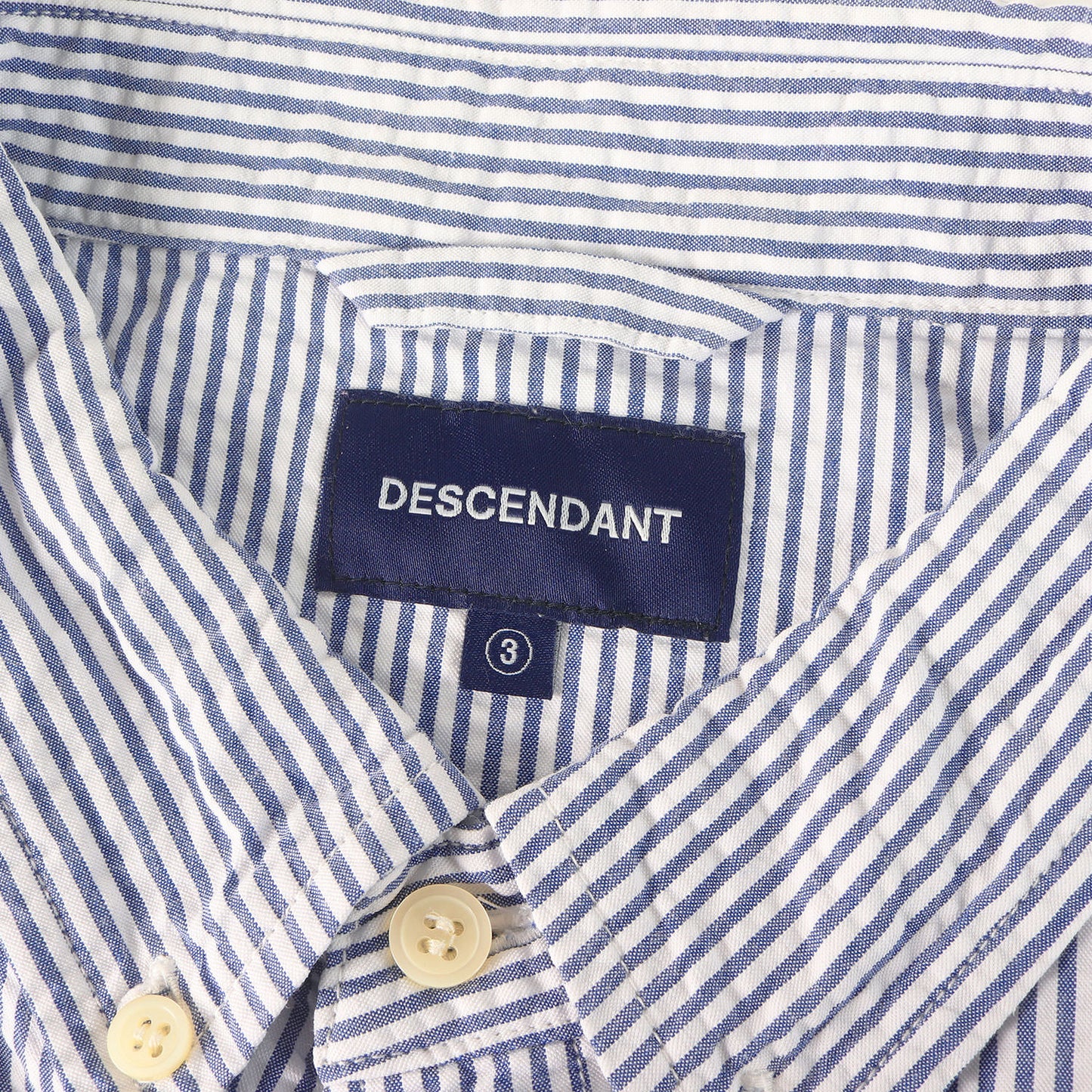 21SS シアサッカー ストライプ ボタンダウン 半袖シャツ(TRUMAN B.D SS SHIRT)