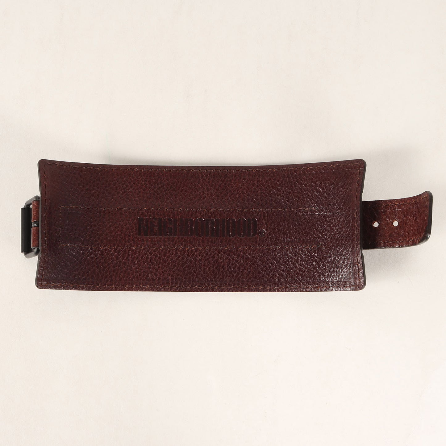 00s クロス型押し レザー ブレスレット