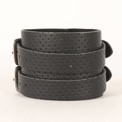 パンチングレザー ブレスレット