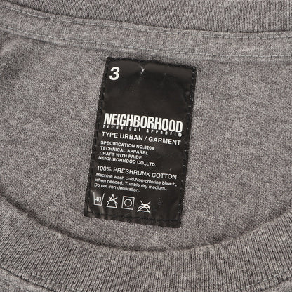 00s NBHDロゴ クルーネック Tシャツ