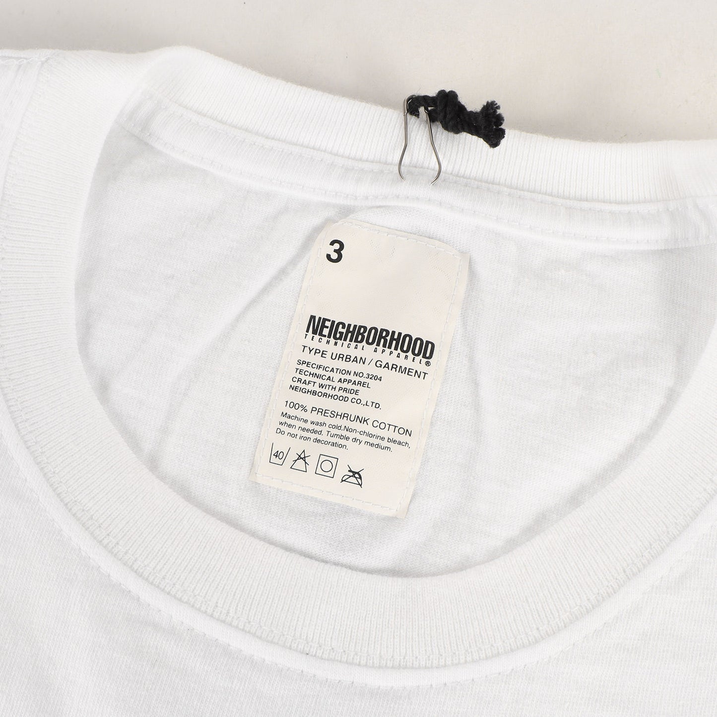 NBHDロゴ クルーネック Tシャツ(NBHD / C-TEE. SS)