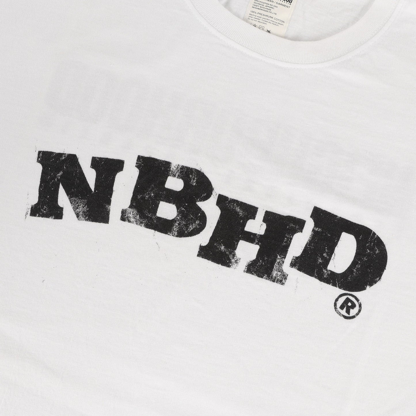NBHDロゴ クルーネック Tシャツ(NBHD / C-TEE. SS)
