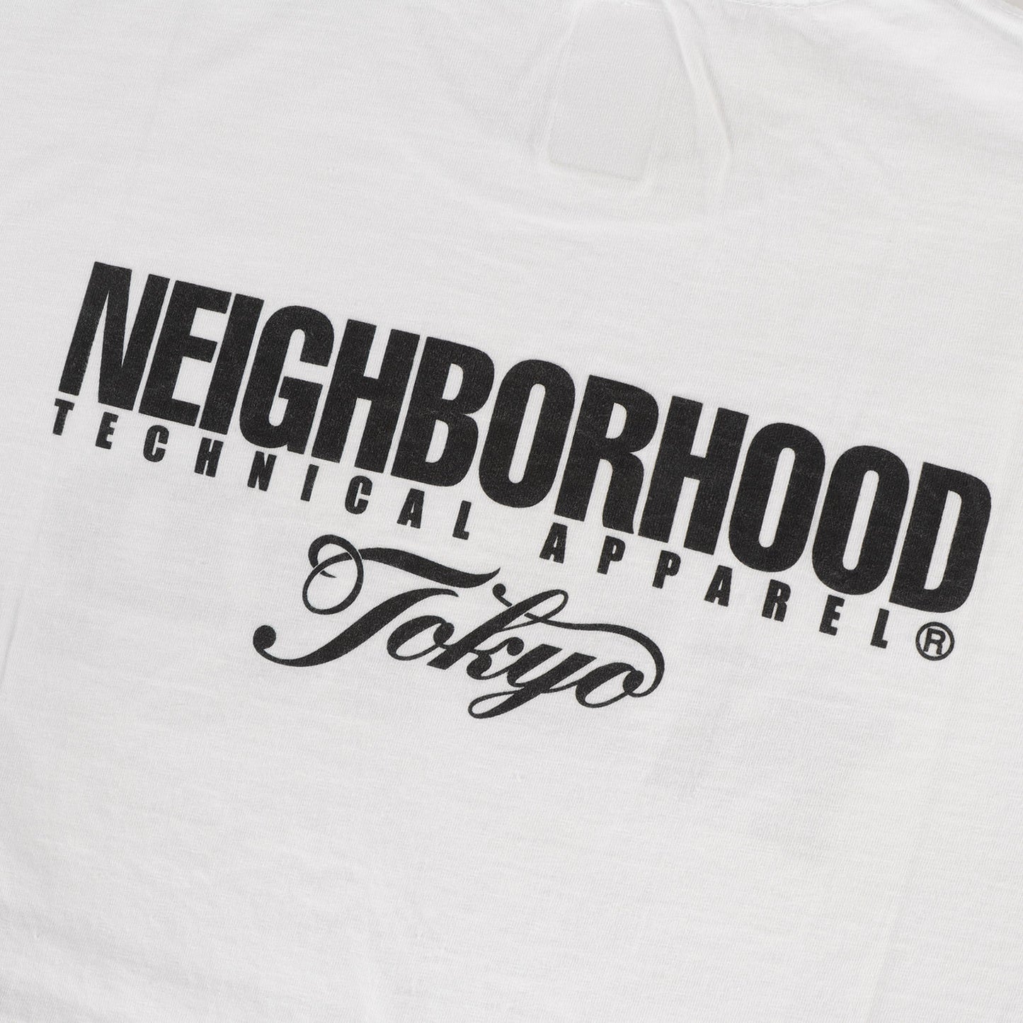 NBHDロゴ クルーネック Tシャツ(NBHD / C-TEE. SS)