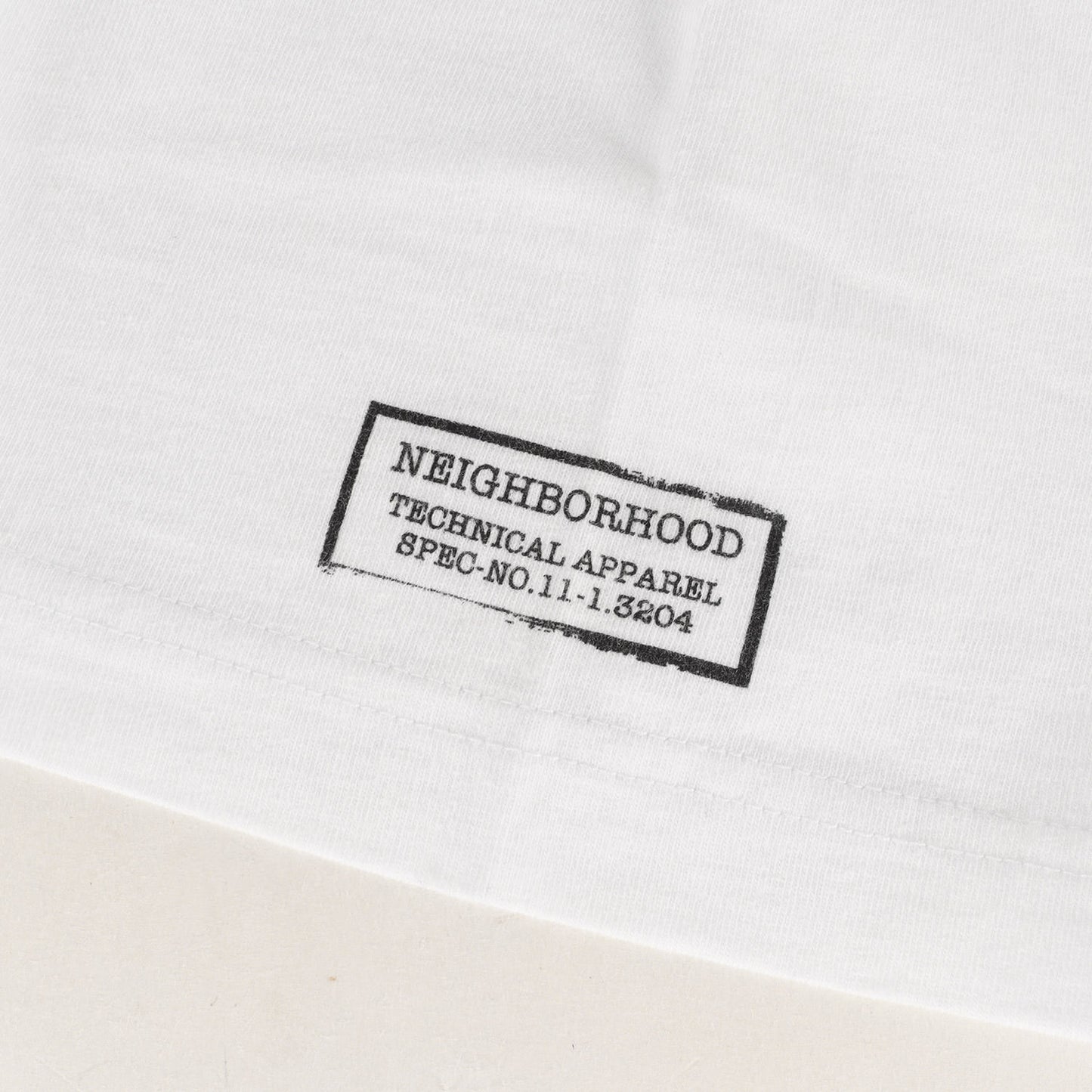 NBHDロゴ クルーネック Tシャツ(NBHD / C-TEE. SS)