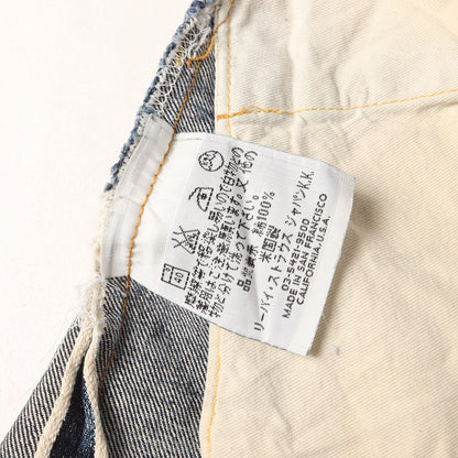 [雰囲気抜群] 00s 1950年代復刻 501XX デニムパンツ / USA製 501-0003 バレンシア工場 ボタン裏刻印555