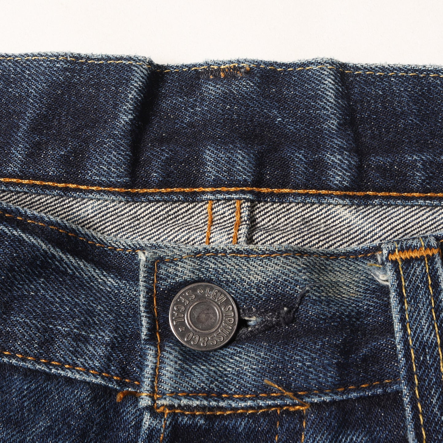 [雰囲気抜群] 00s 1950年代復刻 501XX デニムパンツ / USA製 501-0003 バレンシア工場 ボタン裏刻印555