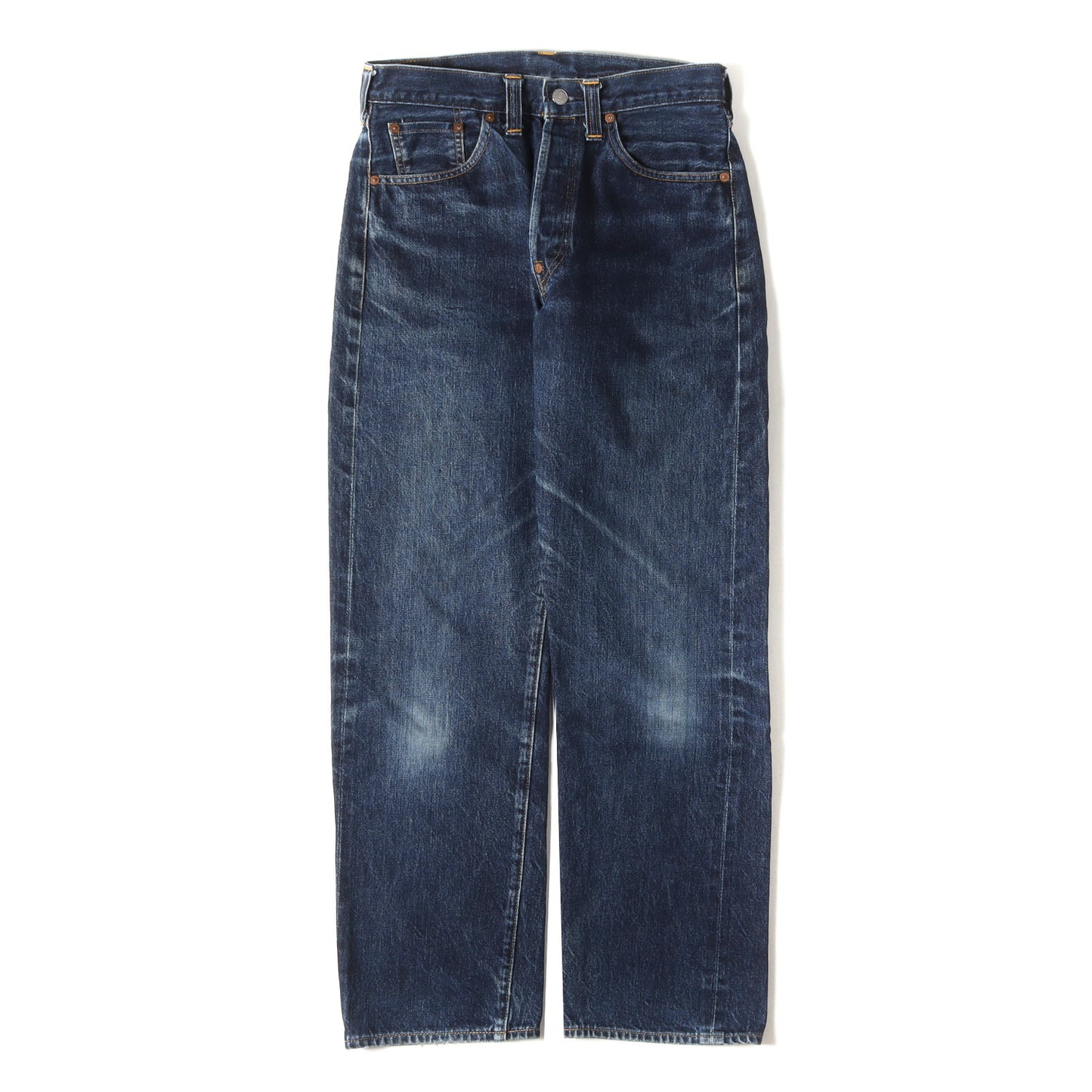 [雰囲気抜群] 90s 1937年復刻 201XX デニムパンツ / USA製 201-0003 バレンシア工場 ボタン裏刻印555