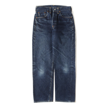 [雰囲気抜群] 90s 1937年復刻 201XX デニムパンツ / USA製 201-0003 バレンシア工場 ボタン裏刻印555