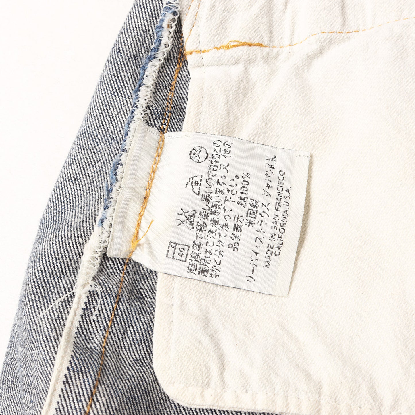[雰囲気抜群] 90s 1937年復刻 201XX デニムパンツ / USA製 201-0003 バレンシア工場 ボタン裏刻印555