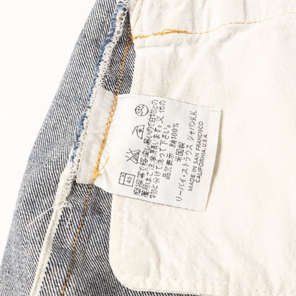 [雰囲気抜群] 90s 1937年復刻 201XX デニムパンツ / USA製 201-0003 バレンシア工場 ボタン裏刻印555