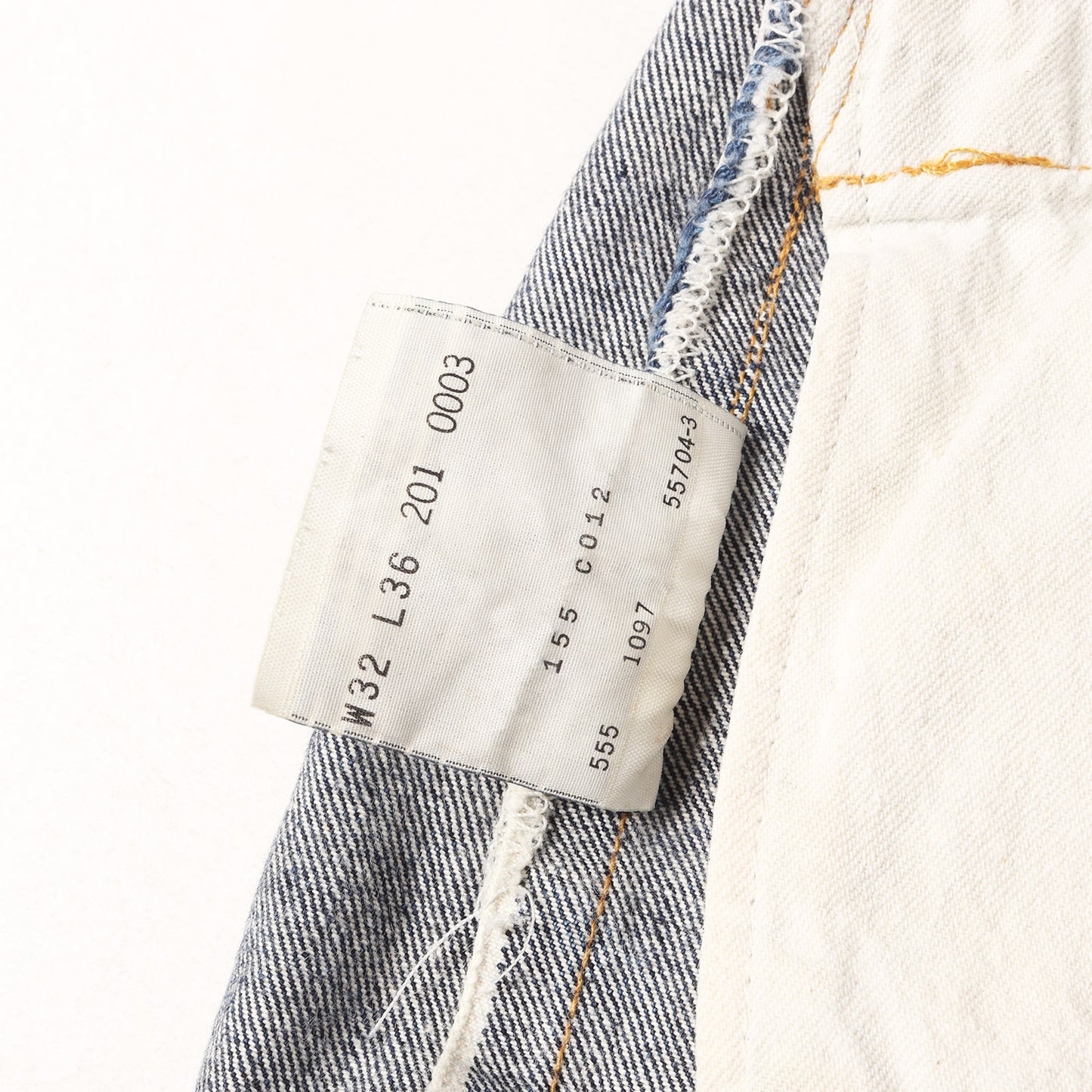 [雰囲気抜群] 90s 1937年復刻 201XX デニムパンツ / USA製 201-0003 バレンシア工場 ボタン裏刻印555