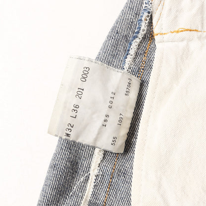 [雰囲気抜群] 90s 1937年復刻 201XX デニムパンツ / USA製 201-0003 バレンシア工場 ボタン裏刻印555
