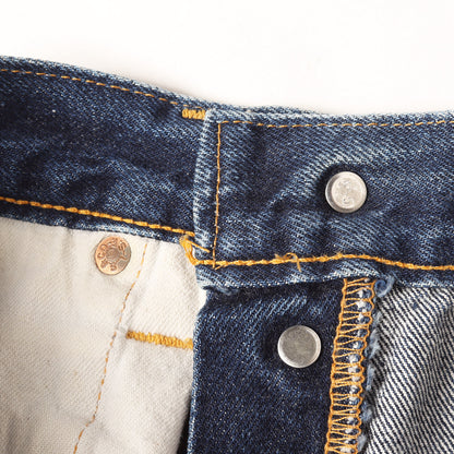 [雰囲気抜群] 90s 1937年復刻 201XX デニムパンツ / USA製 201-0003 バレンシア工場 ボタン裏刻印555