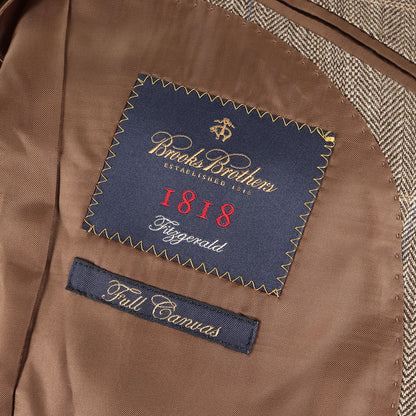 [E.THOMAS別注] ウール/シルク/リネン チェック 2B ノッチドラペル テーラードジャケット