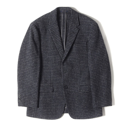 [HARRIS TWEED別注] 千鳥格子 ツイード 2B ノッチドラペル テーラードジャケット