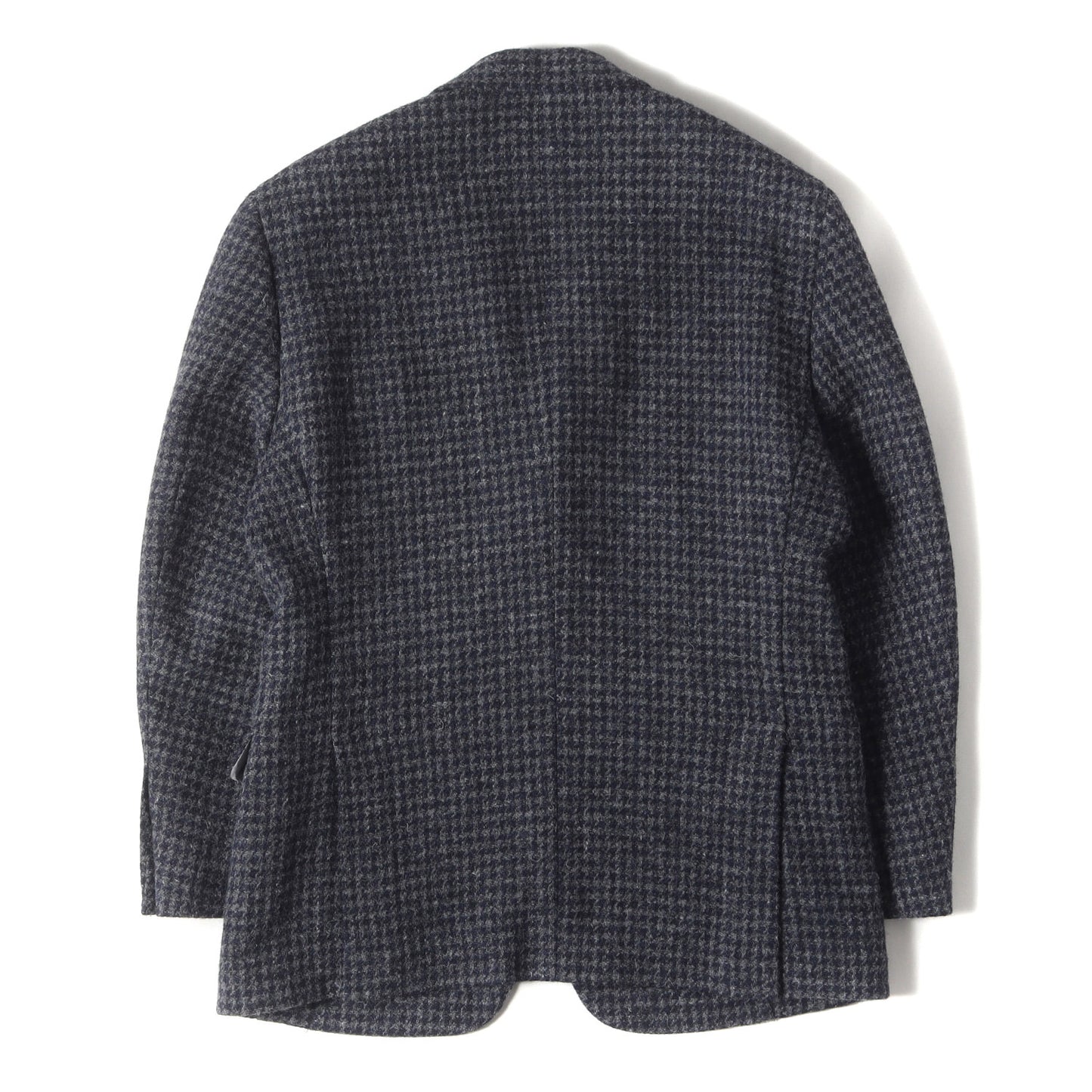 [HARRIS TWEED別注] 千鳥格子 ツイード 2B ノッチドラペル テーラードジャケット