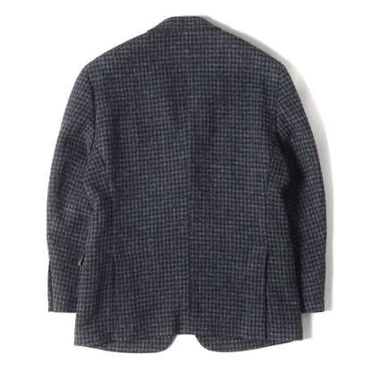 [HARRIS TWEED別注] 千鳥格子 ツイード 2B ノッチドラペル テーラードジャケット