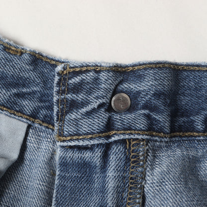 00s 569 ヴィンテージ加工 ルーズ ストレート デニムパンツ