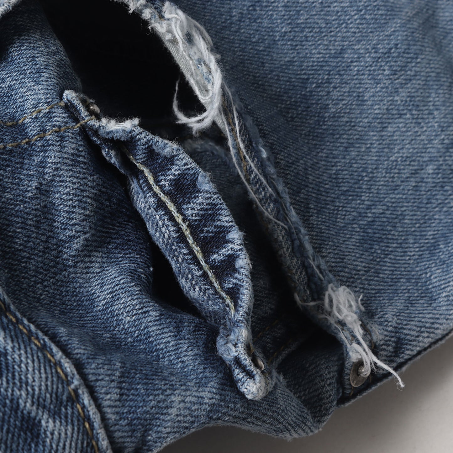 00s 569 ヴィンテージ加工 ルーズ ストレート デニムパンツ