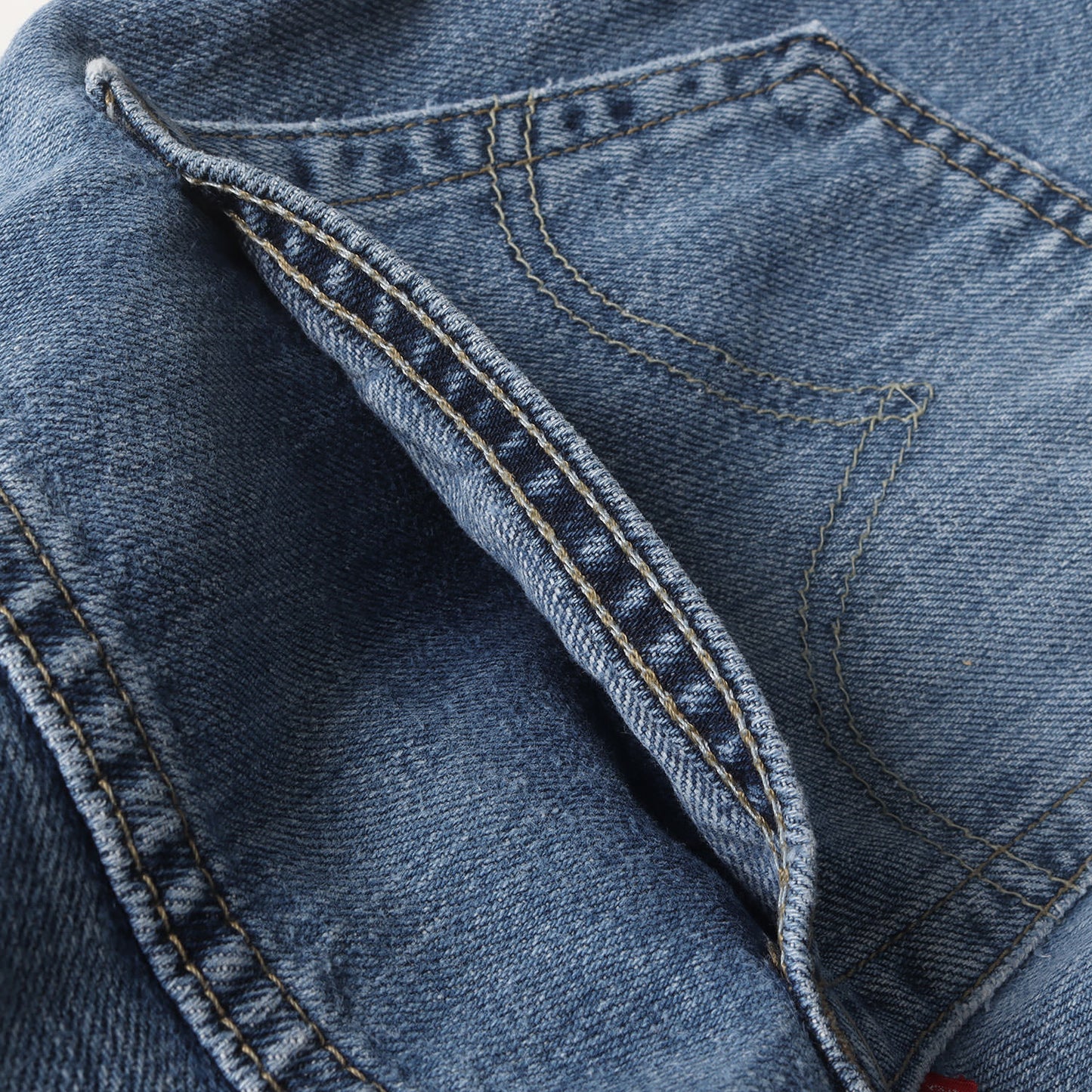 00s 569 ヴィンテージ加工 ルーズ ストレート デニムパンツ