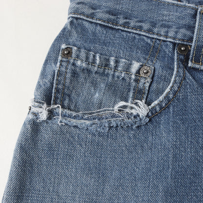 00s 569 ヴィンテージ加工 ルーズ ストレート デニムパンツ