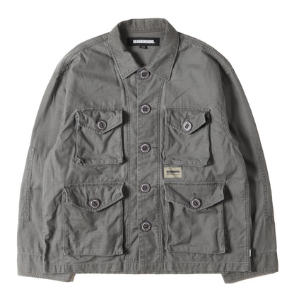 25SS 製品加工 バックサテン BDU ミリタリーシャツ(BDU SHIRT LS)