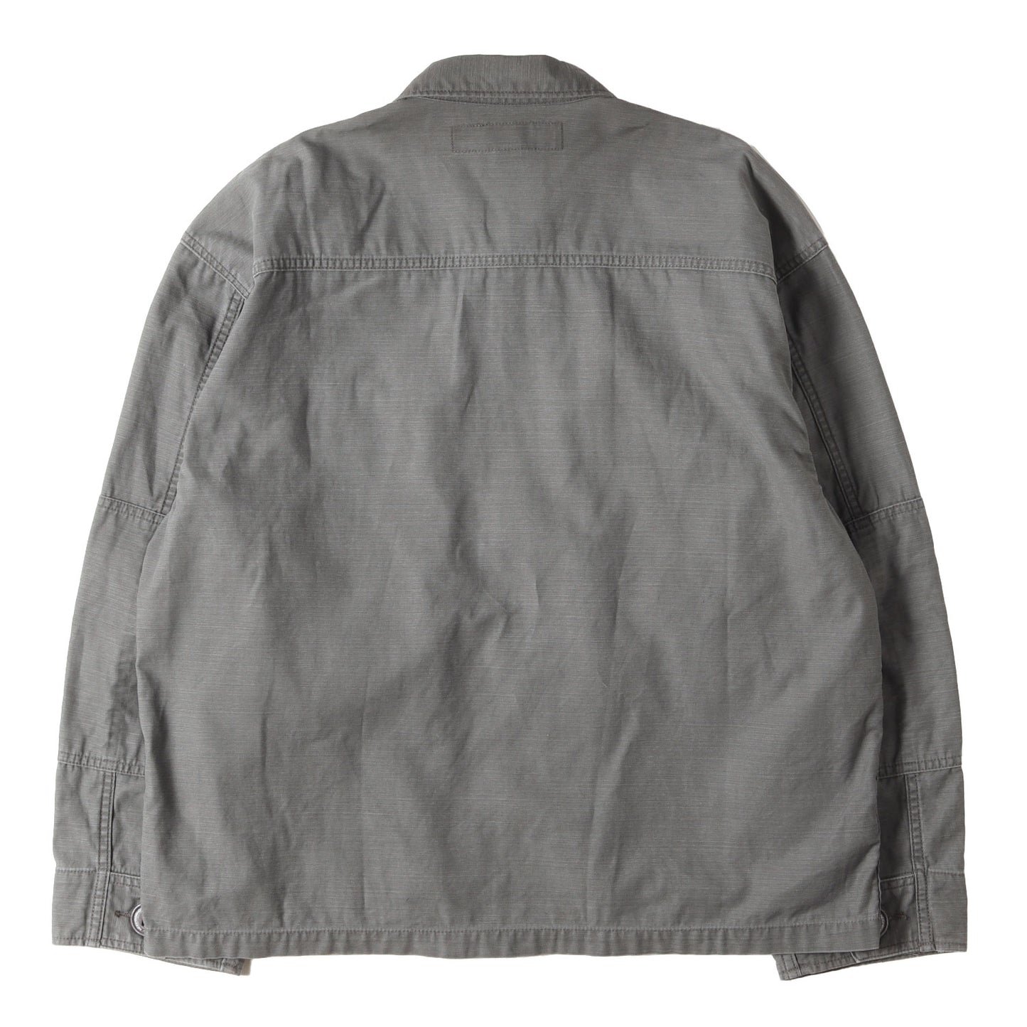 25SS 製品加工 バックサテン BDU ミリタリーシャツ(BDU SHIRT LS)