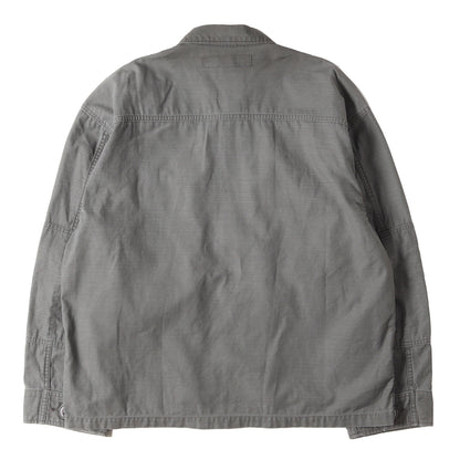 25SS 製品加工 バックサテン BDU ミリタリーシャツ(BDU SHIRT LS)