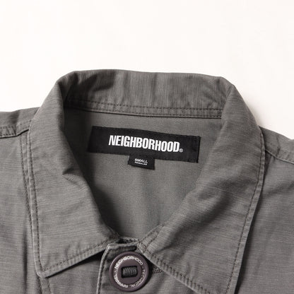 25SS 製品加工 バックサテン BDU ミリタリーシャツ(BDU SHIRT LS)
