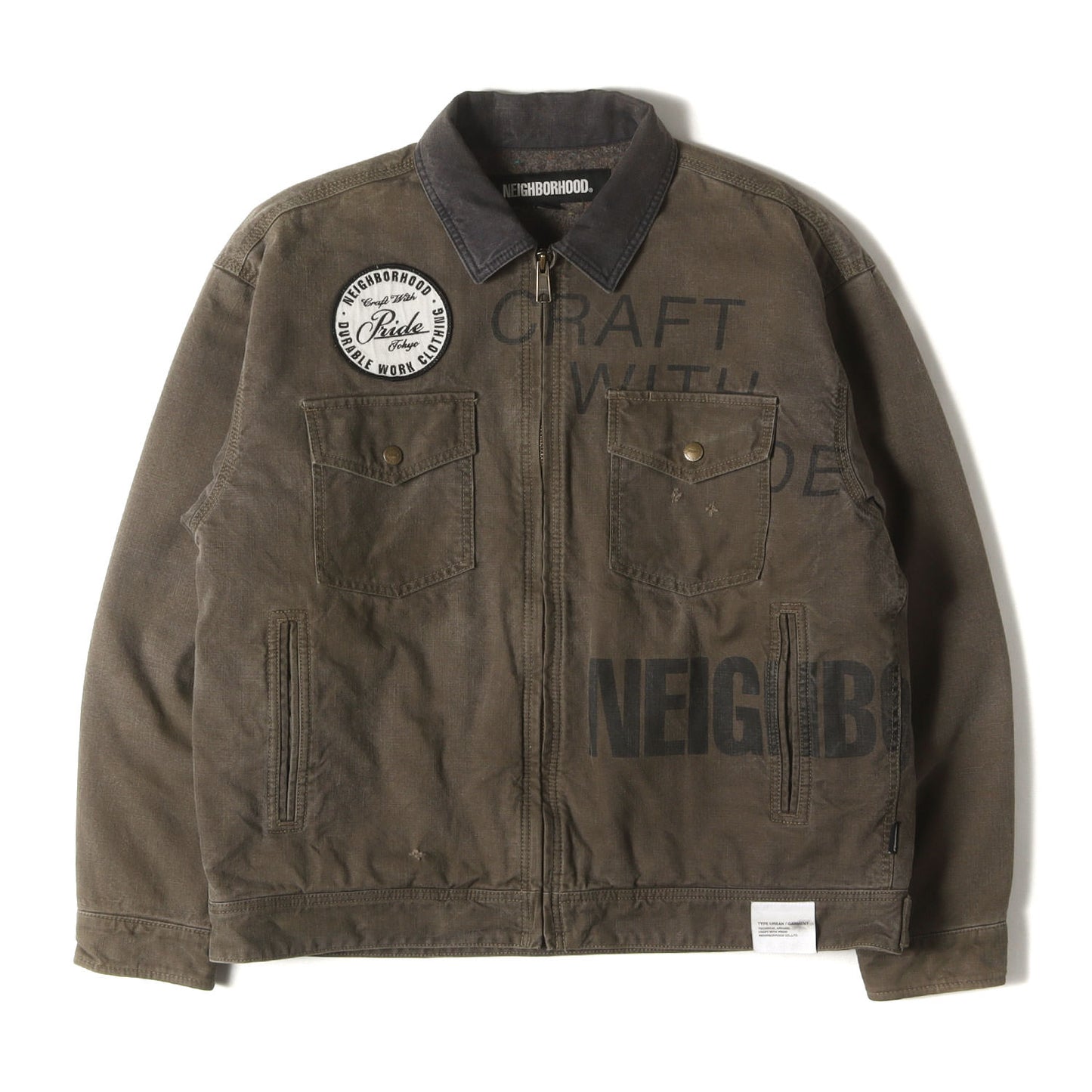 24AW サベージ加工 ブランケット付き ダック ワークジャケット(DUCK WORK JACKET)