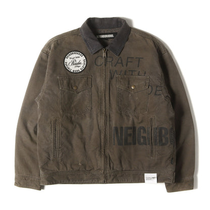 24AW サベージ加工 ブランケット付き ダック ワークジャケット(DUCK WORK JACKET)