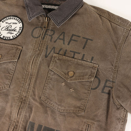 24AW サベージ加工 ブランケット付き ダック ワークジャケット(DUCK WORK JACKET)
