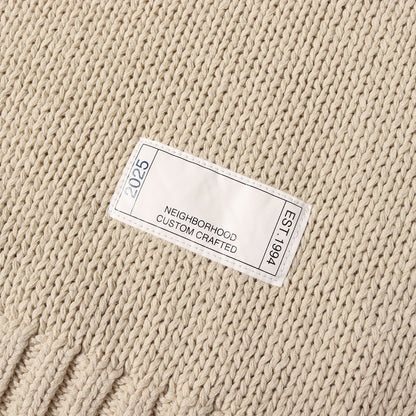 25SS サベージ加工 コットンニット セーター(SAVAGE CREWNECK SWEATER)