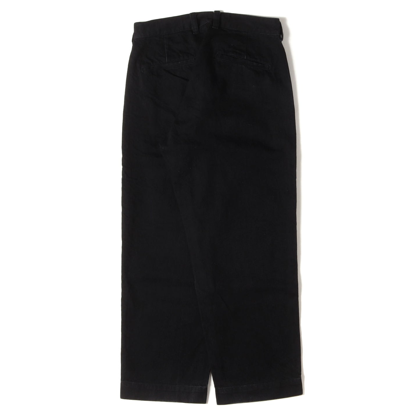 24AW 1タック ブラックデニム ワークパンツ(BW. TUCK PANTS)