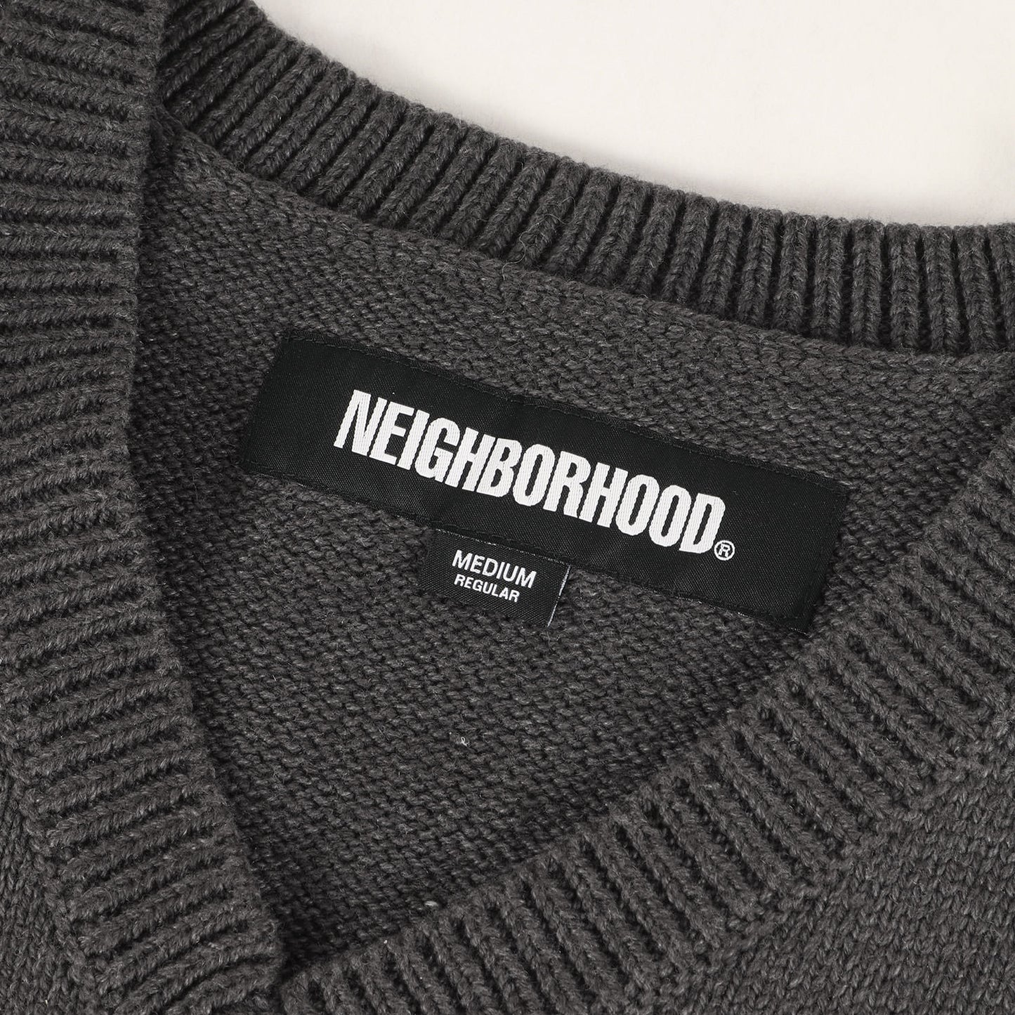 24SS Vネック ニットベスト(PLAIN V-NECK VEST)