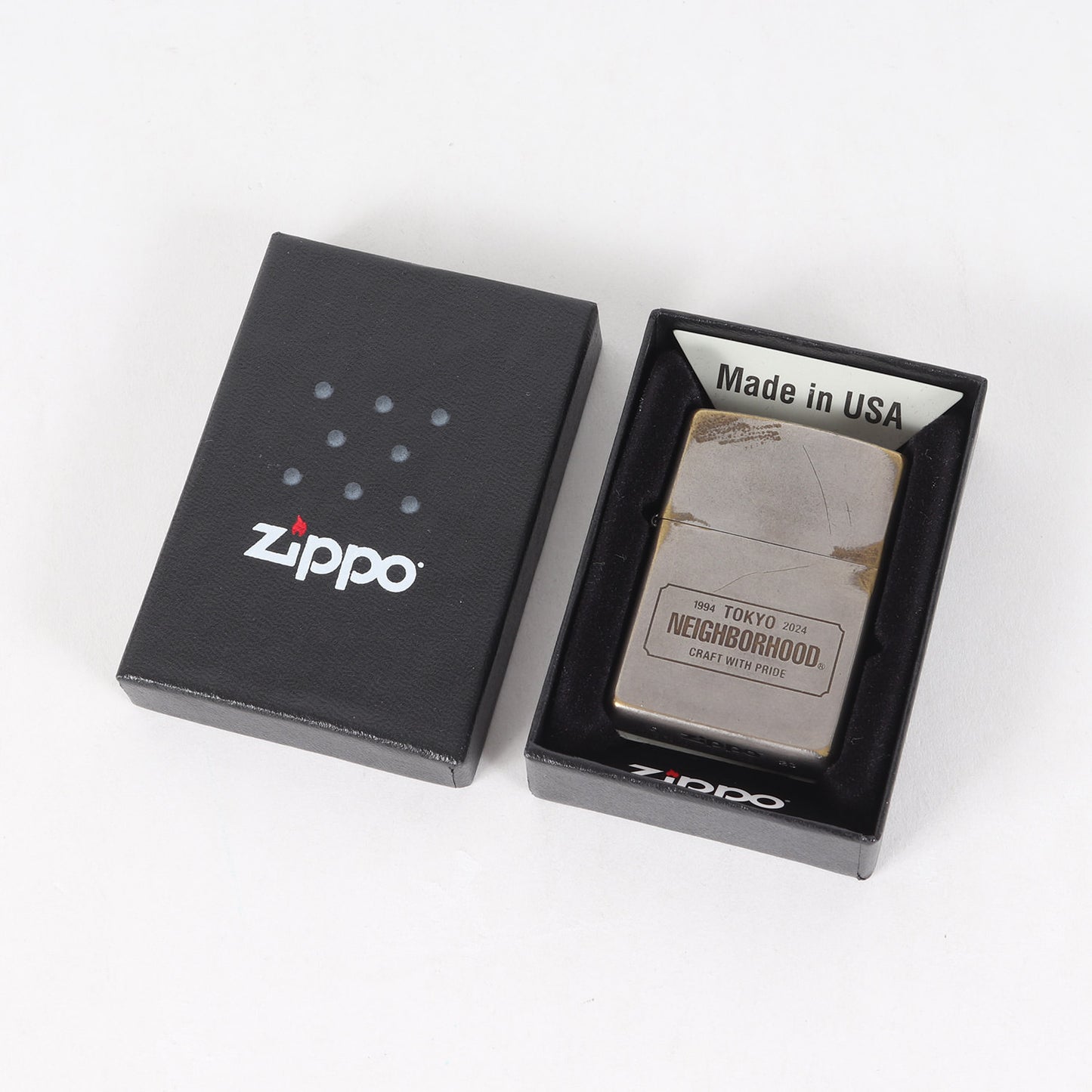 24AW ×Zippo エッチング加工 ジッポライター(AGED ZIPPO LIGHTER)