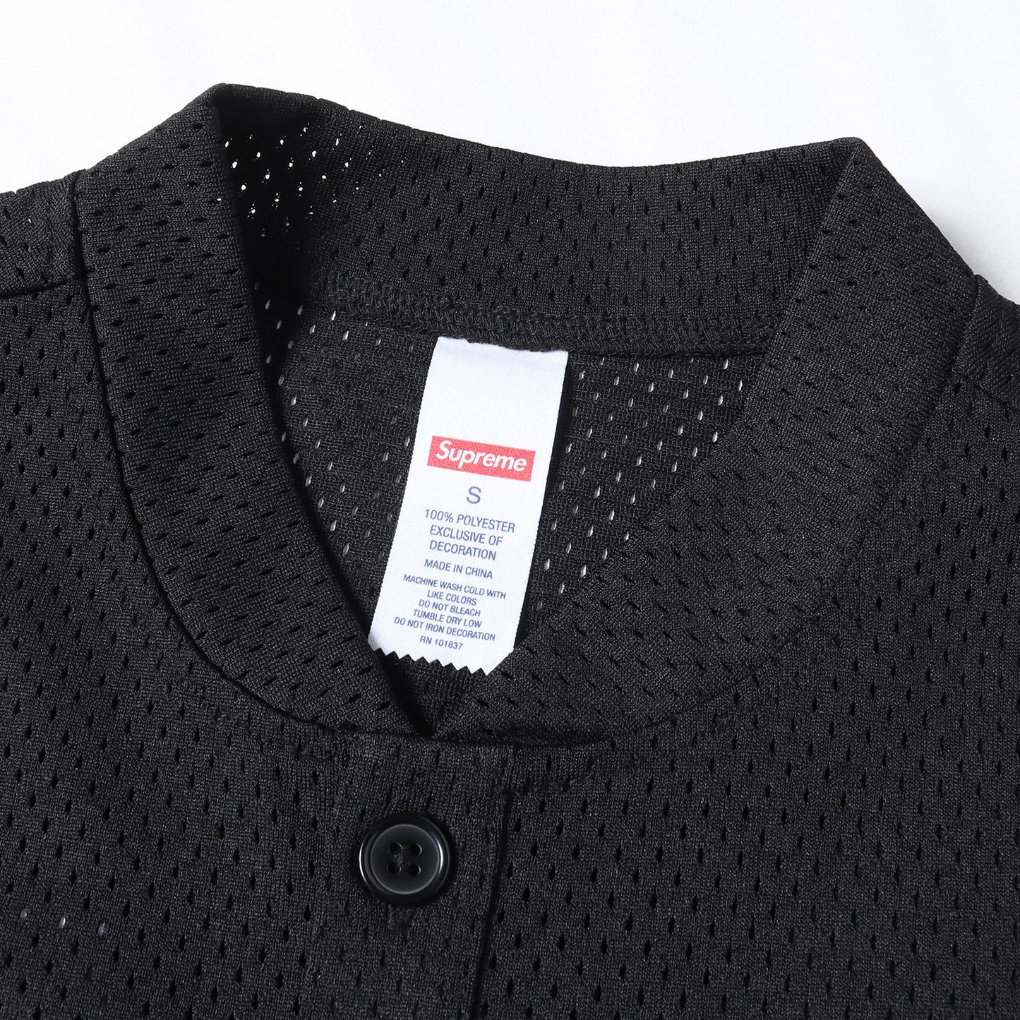24AW Sロゴ ヘンリーネック メッシュジャージ ベースボールシャツ(S Logo Baseball Henley)