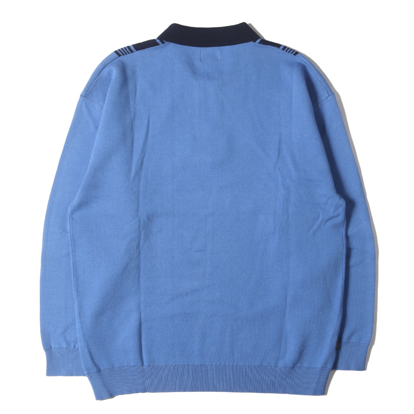 25SS コットンニット ロングスリーブ ジップ ポロシャツ(KNIT POLO)