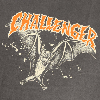24SS ウォッシュ加工 ホラー グラフィック Tシャツ(BAT TEE)