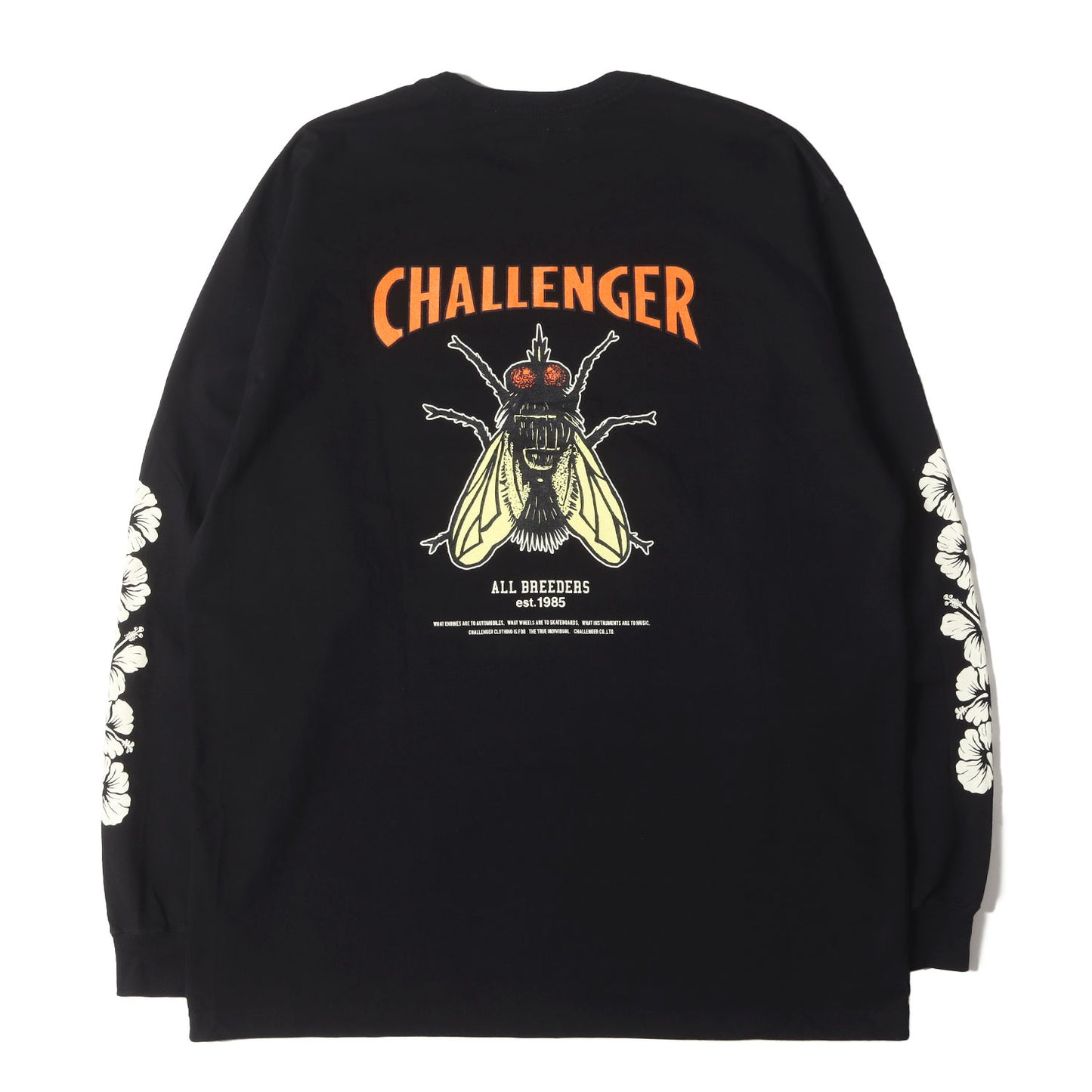 24SS ハイビスカス&ハエ ロングスリーブ Tシャツ(L/S HIBISCUS TEE)