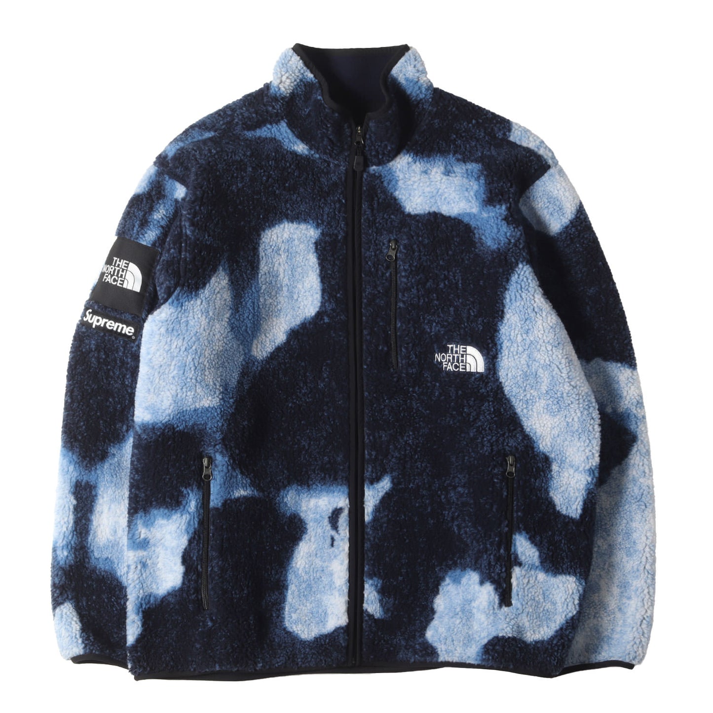 21AW ×THE NORTH FACE ブリーチド デニム フリース ジャケット(Bleached Denim Fleece Jacket)