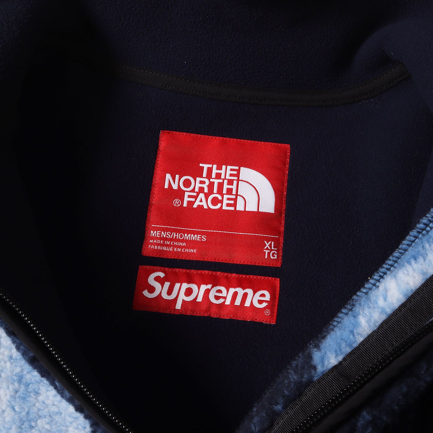 21AW ×THE NORTH FACE ブリーチド デニム フリース ジャケット(Bleached Denim Fleece Jacket)
