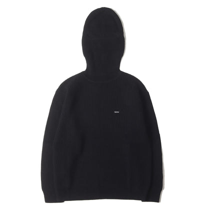 22AW スモールBOXロゴ バラクラバ / タートルネック ニット パーカー(Small Box Balaclava / Turtleneck Sweater)