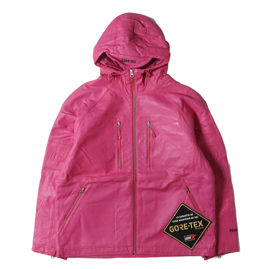 22SS シープスキンレザー ゴアテックス フード ジャケット(GORE-TEX Leather Jacket)