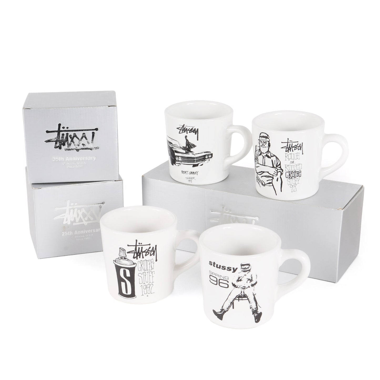 00s 25周年記念 チャプト限定 カレンダーデザイン マグカップ 4個セット