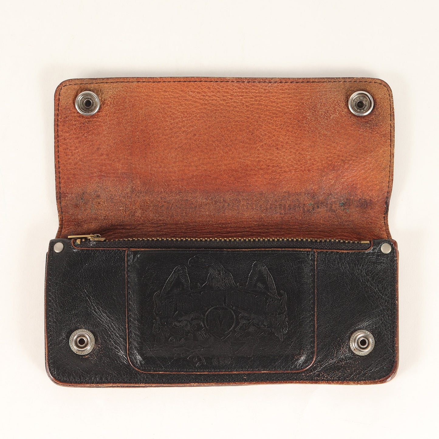 08AW ×PORTER 初期 刻印ボタン レザー ロングウォレット / 長財布(T-WALLET)