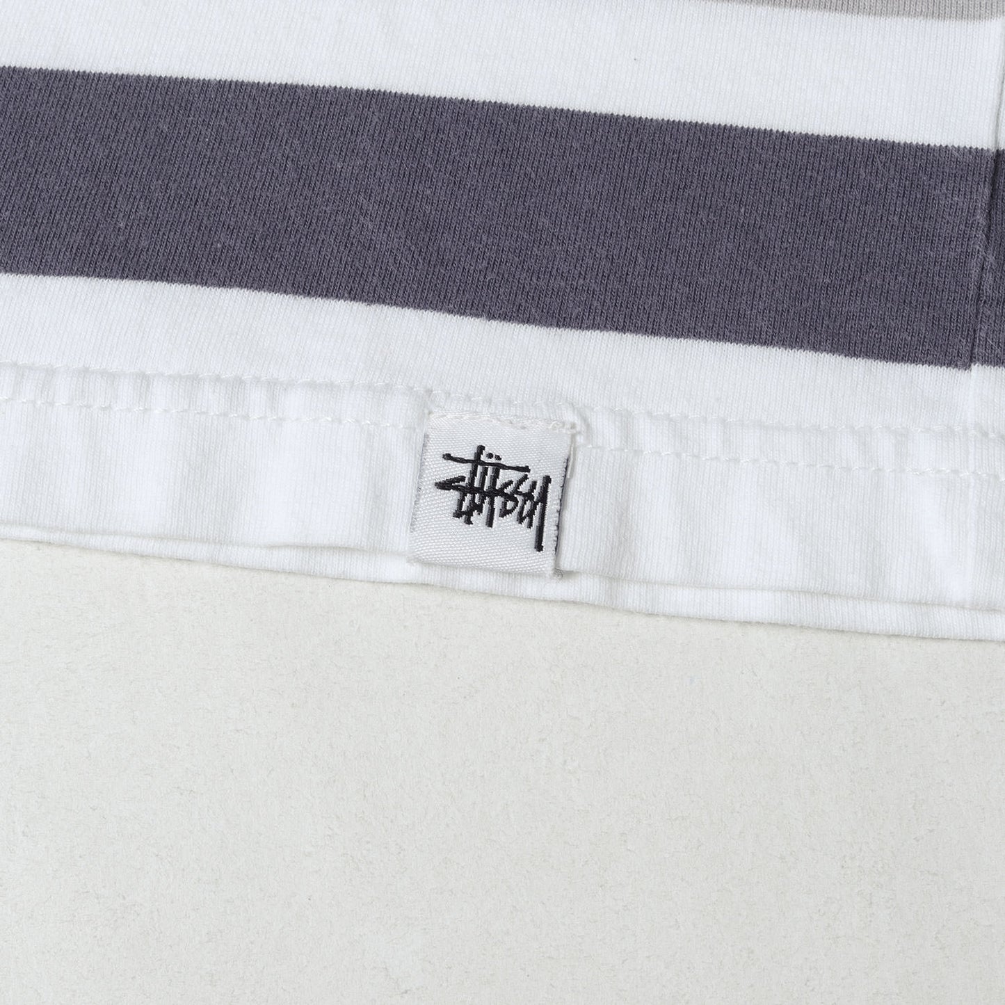 90s 紺タグ OLD STUSSY ボーダー クルーネック Tシャツ