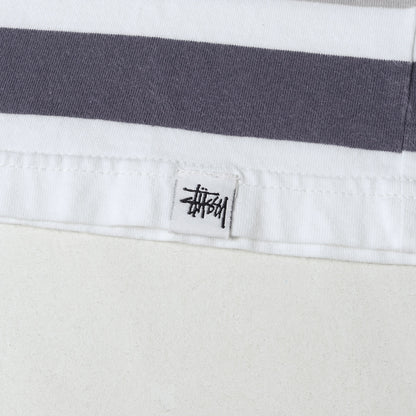90s 紺タグ OLD STUSSY ボーダー クルーネック Tシャツ